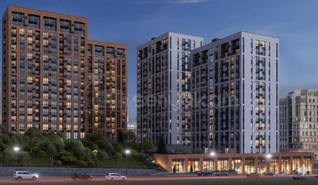 3 Սենյականոց Բնակարան, 87քմ, 14/16 հարկ, Զրոյական Վիճակում