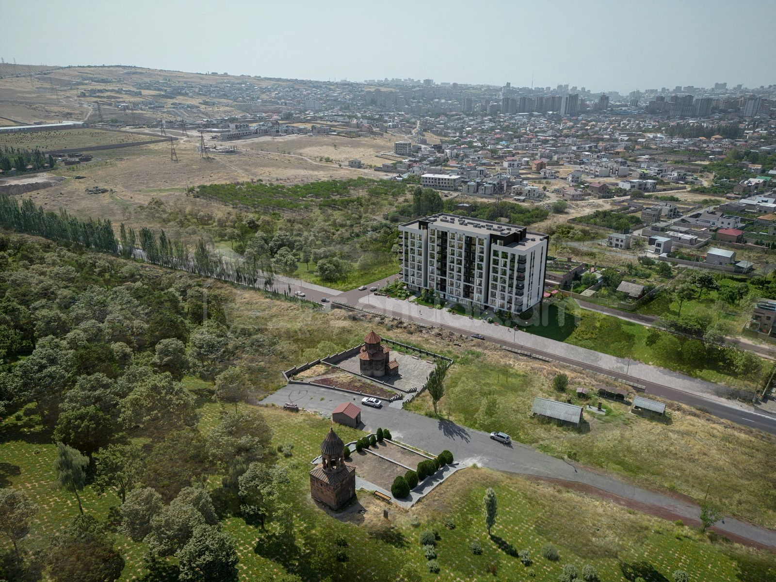 1 Սենյականոց Բնակարան Նորակառույցում, 38քմ, 2/9 հարկ, Զրոյական Վիճակում