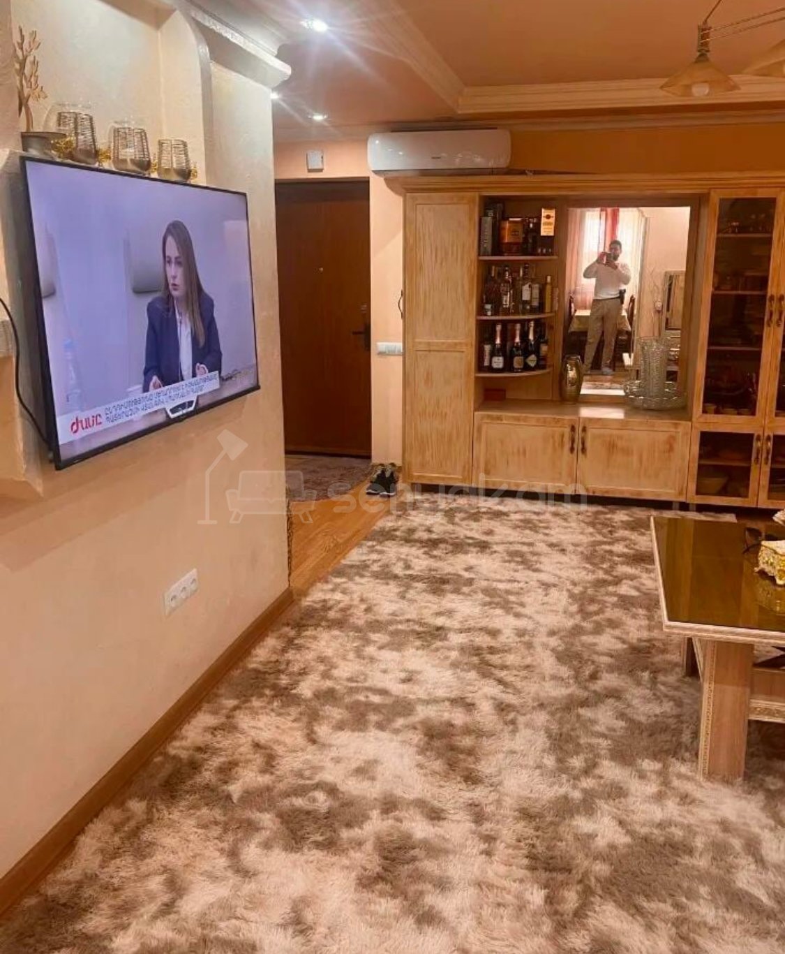 2 Սենյականոց Բնակարան Քարե Շենքում, 50քմ, 2/5 հարկ, Դիզայներական Վերանորոգված, Կահավորված