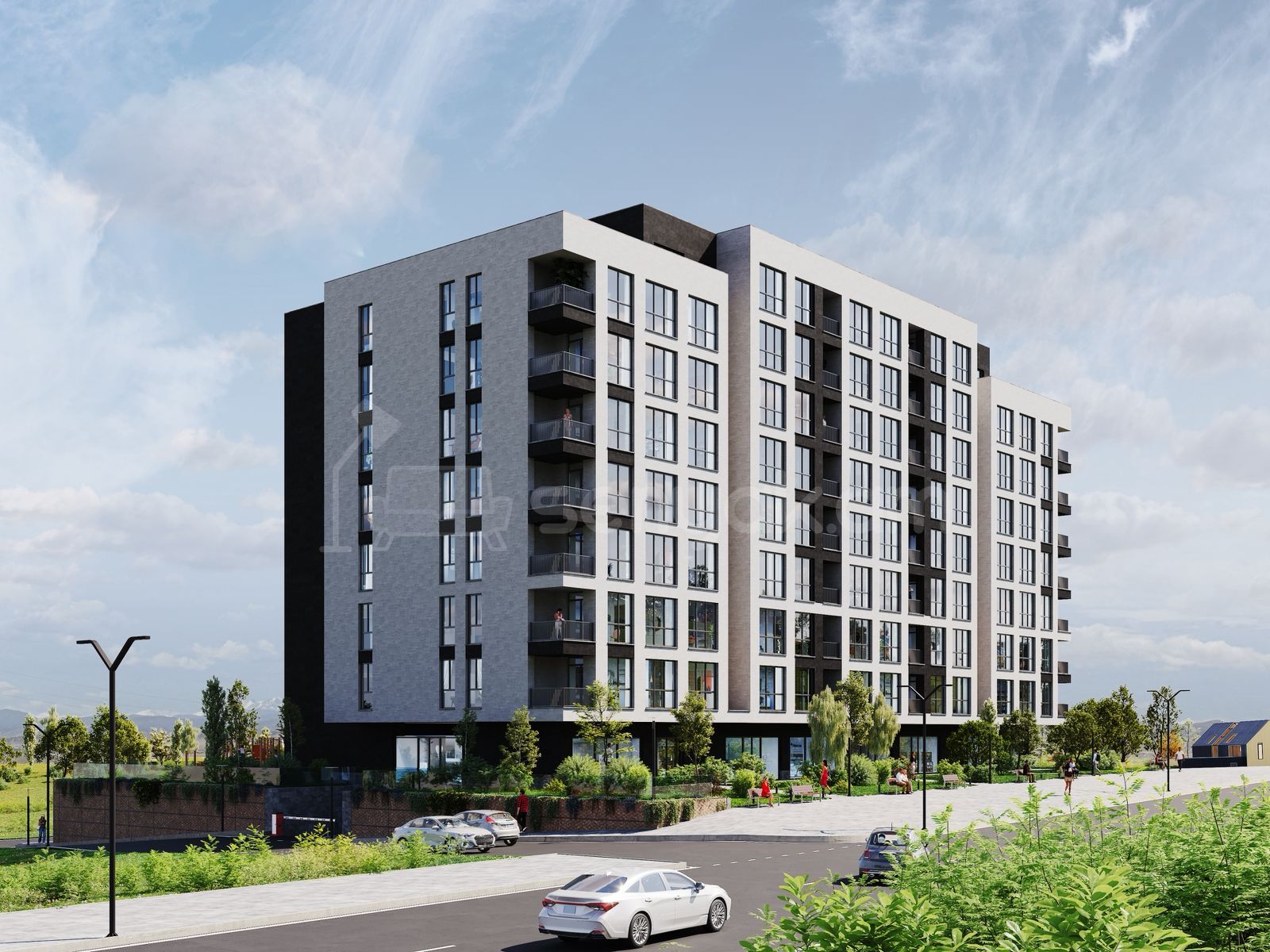 1 Սենյականոց Բնակարան Նորակառույցում, 41քմ, 3/8 հարկ, Զրոյական Վիճակում