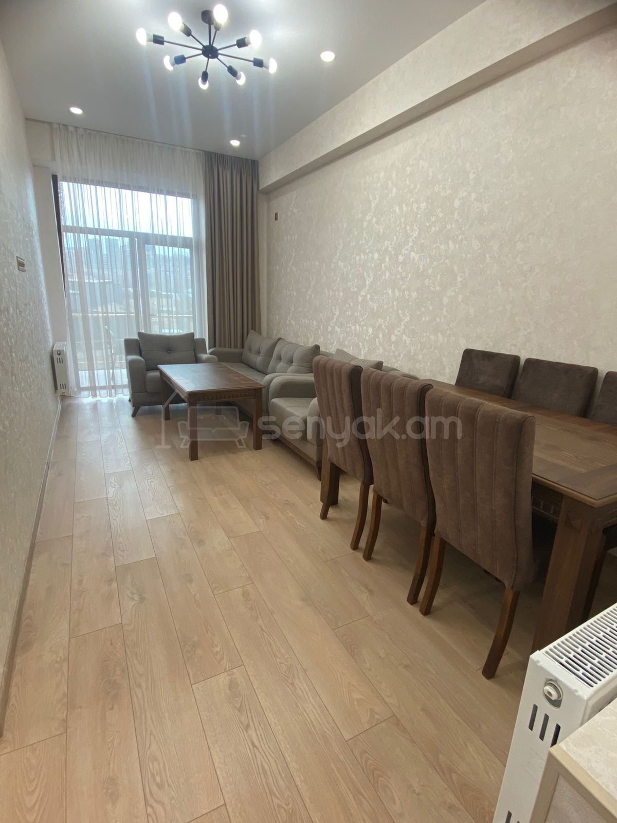 2 Սենյականոց Բնակարան Նորակառույցում, 54քմ, 3/14 հարկ, Կապիտալ Վերանորոգված