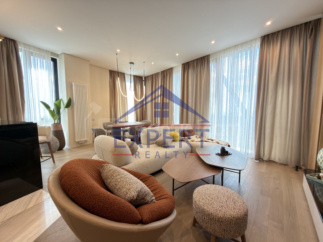 3 Սենյականոց Բնակարան Նորակառույցում, 114քմ, 4/6 հարկ, Դիզայներական Վերանորոգված, Կահավորված, Արևկող