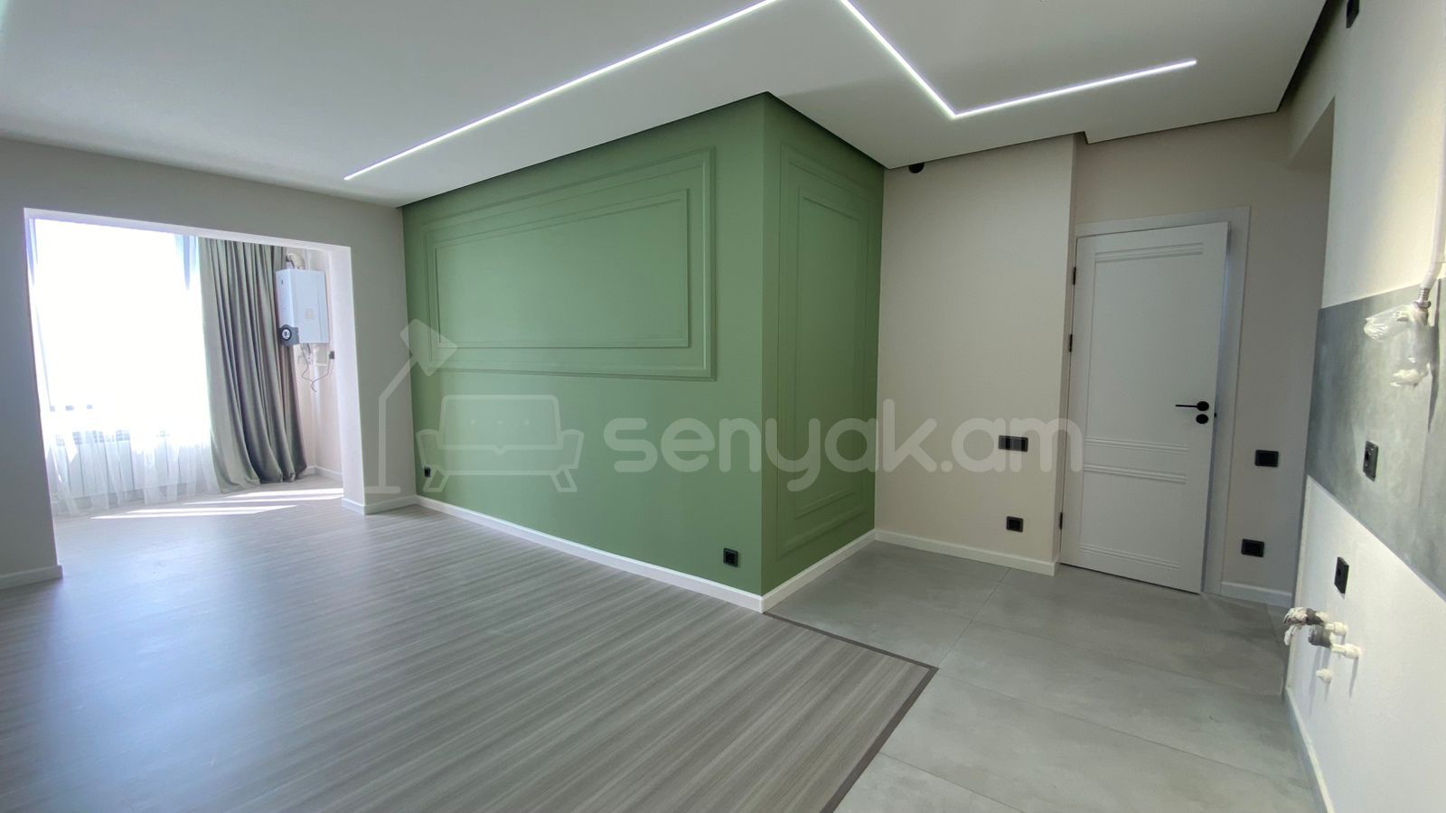 2 Սենյականոց Բնակարան, 44քմ, 9/9 հարկ, Դիզայներական Վերանորոգված