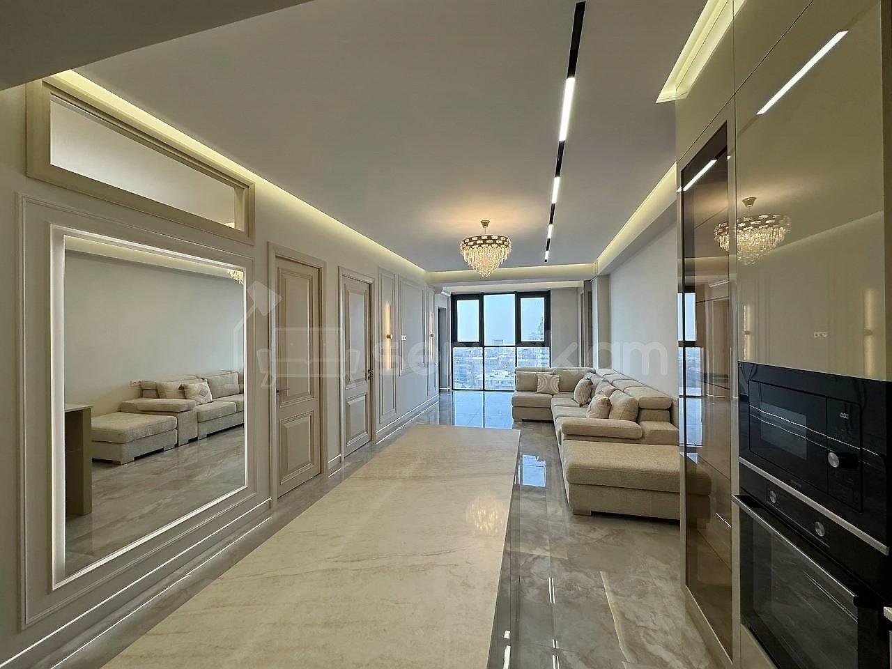 2 Սենյականոց Բնակարան Նորակառույցում, 71քմ, 10/18 հարկ, Դիզայներական Վերանորոգված