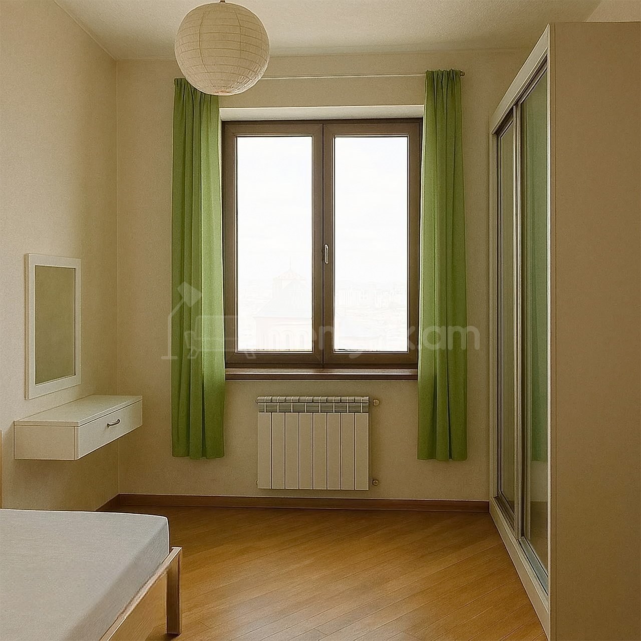 2 Սենյականոց Բնակարան Նորակառույցում, 58քմ, 12/14 հարկ, Կապիտալ Վերանորոգված