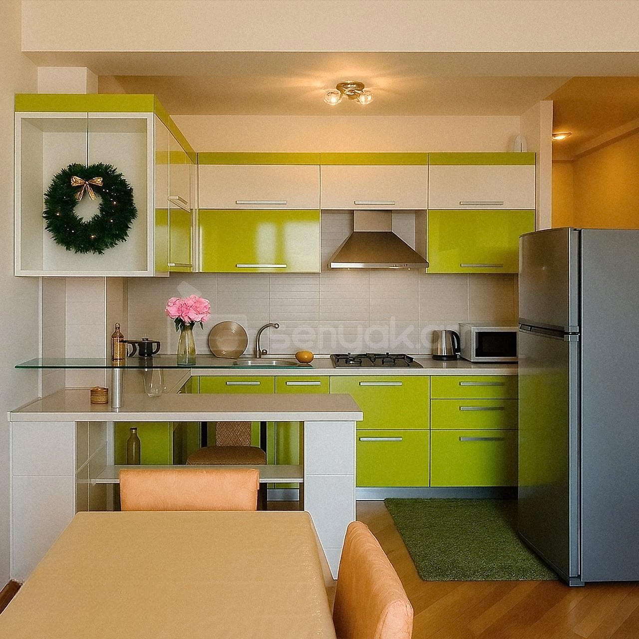 2 Սենյականոց Բնակարան Նորակառույցում, 58քմ, 12/14 հարկ, Կապիտալ Վերանորոգված