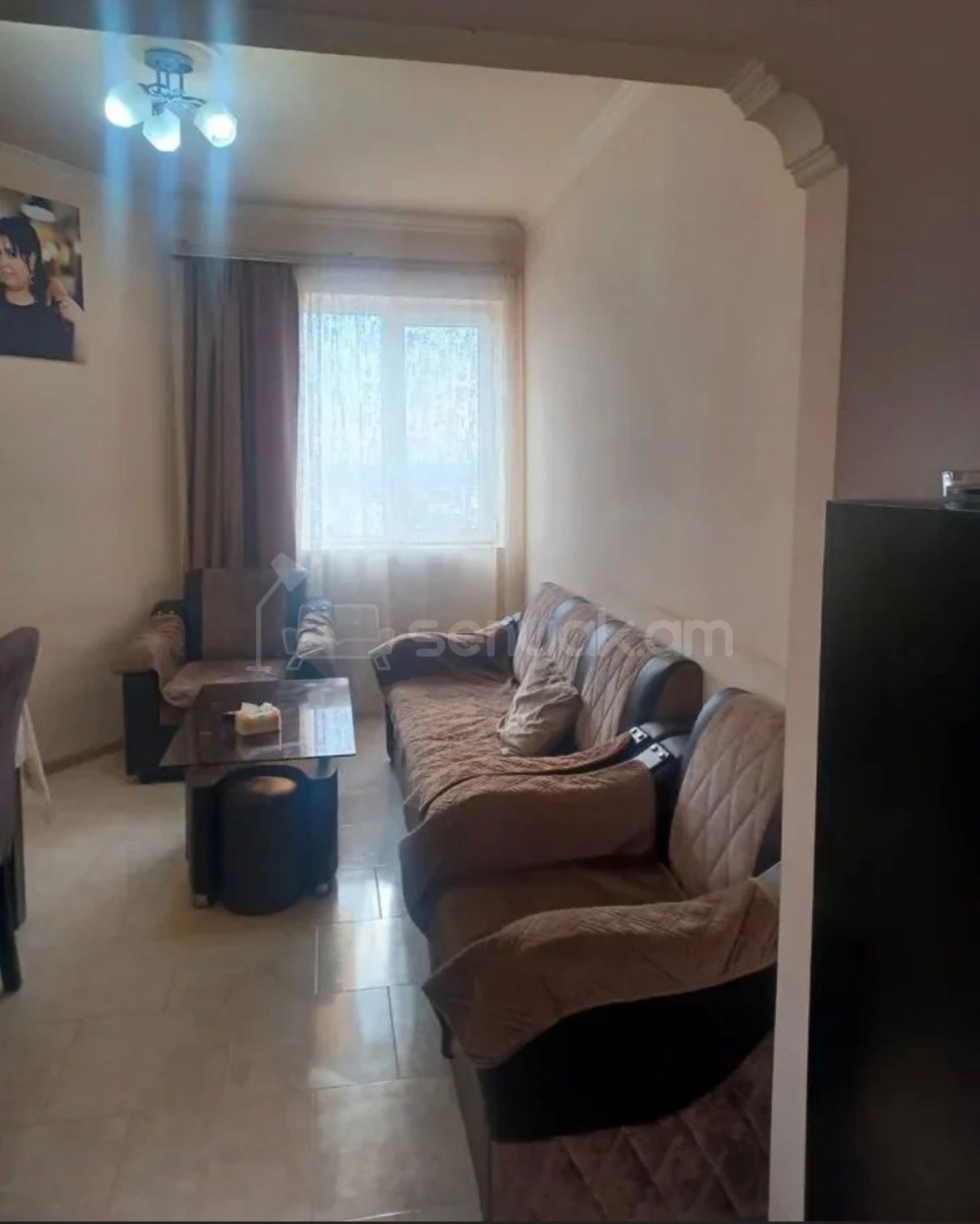 2 Սենյականոց Բնակարան Քարե Շենքում, 50քմ, 3/4 հարկ, Կապիտալ Վերանորոգված