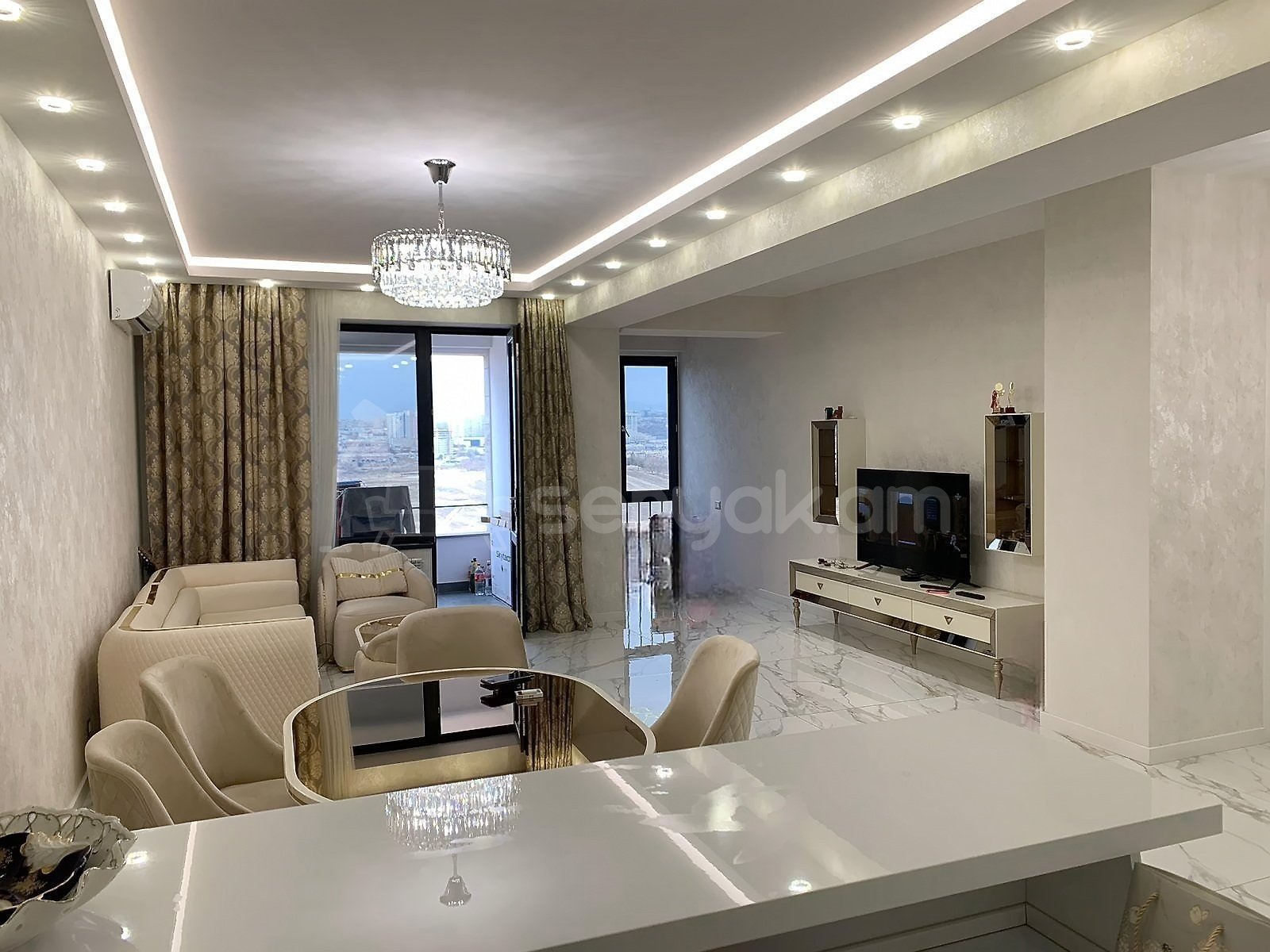 3 Սենյականոց Բնակարան Նորակառույցում, 97քմ, 5/6 հարկ, Դիզայներական Վերանորոգված