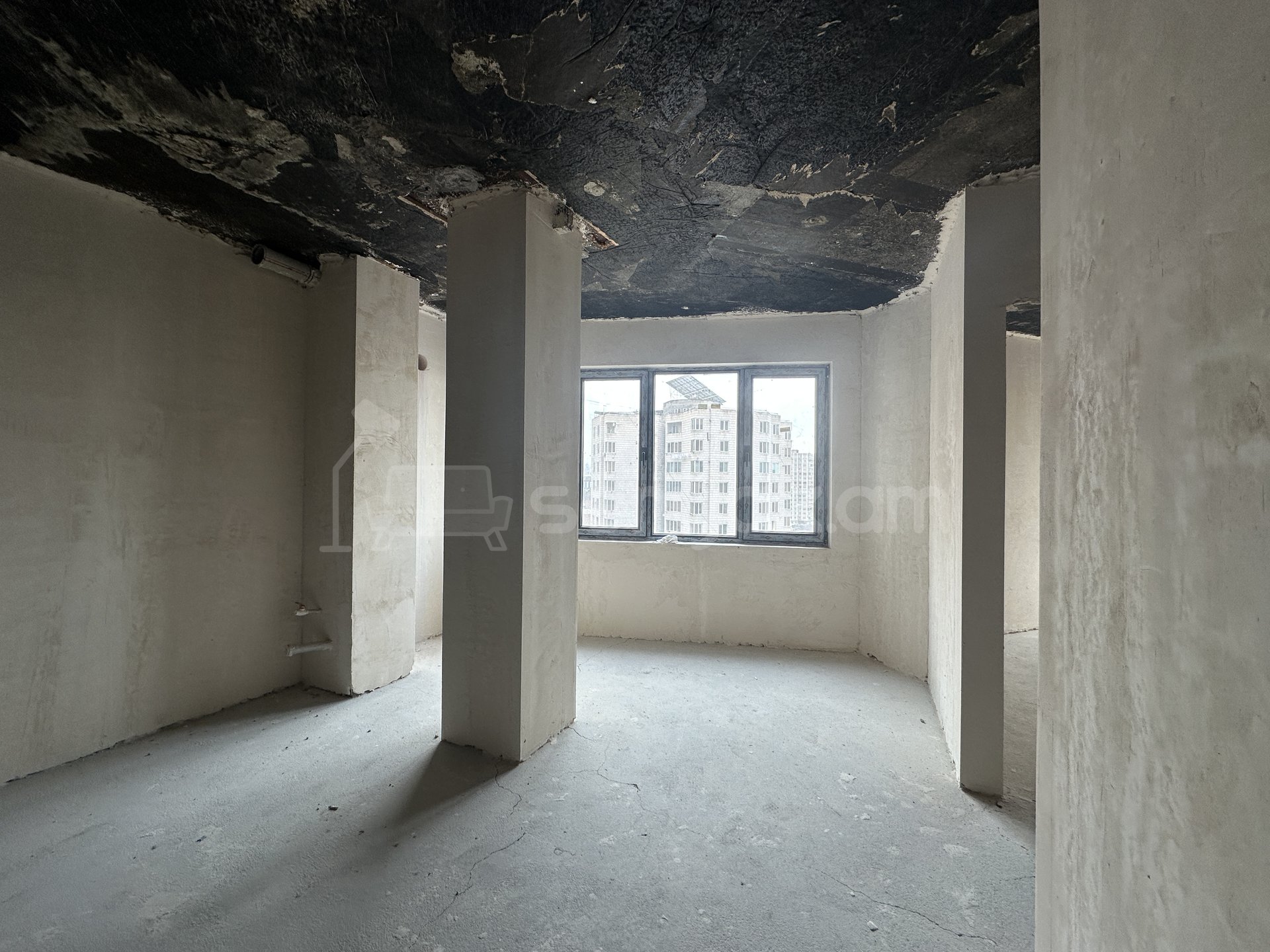 3 Սենյականոց Բնակարան Նորակառույցում, 54քմ, 9/12 հարկ, Պետական Վիճակում