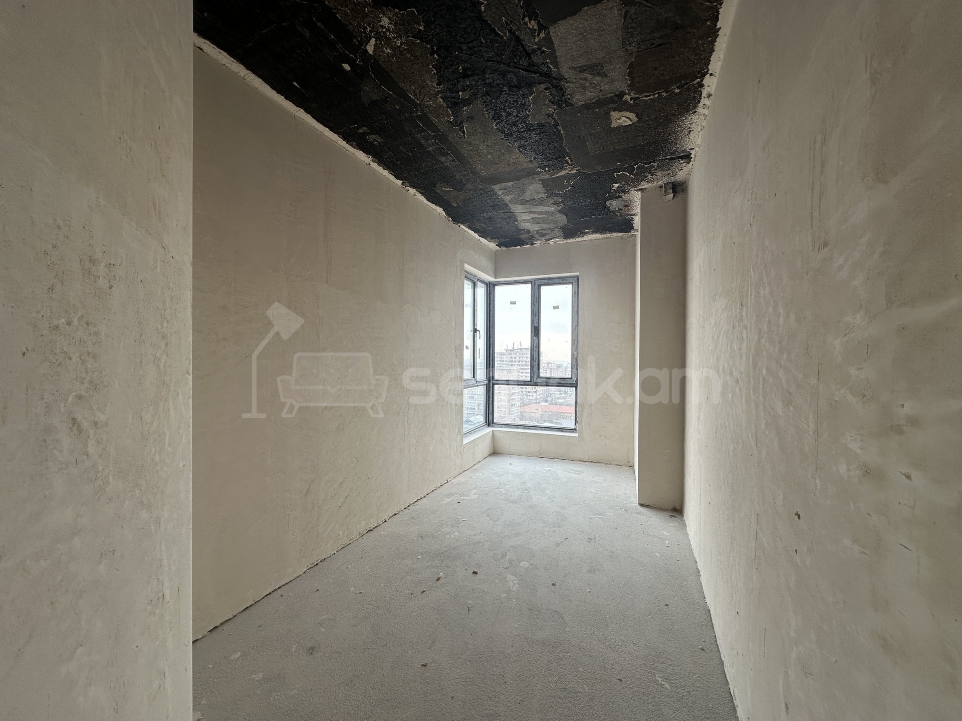 3 Սենյականոց Բնակարան Նորակառույցում, 54քմ, 9/12 հարկ, Պետական Վիճակում