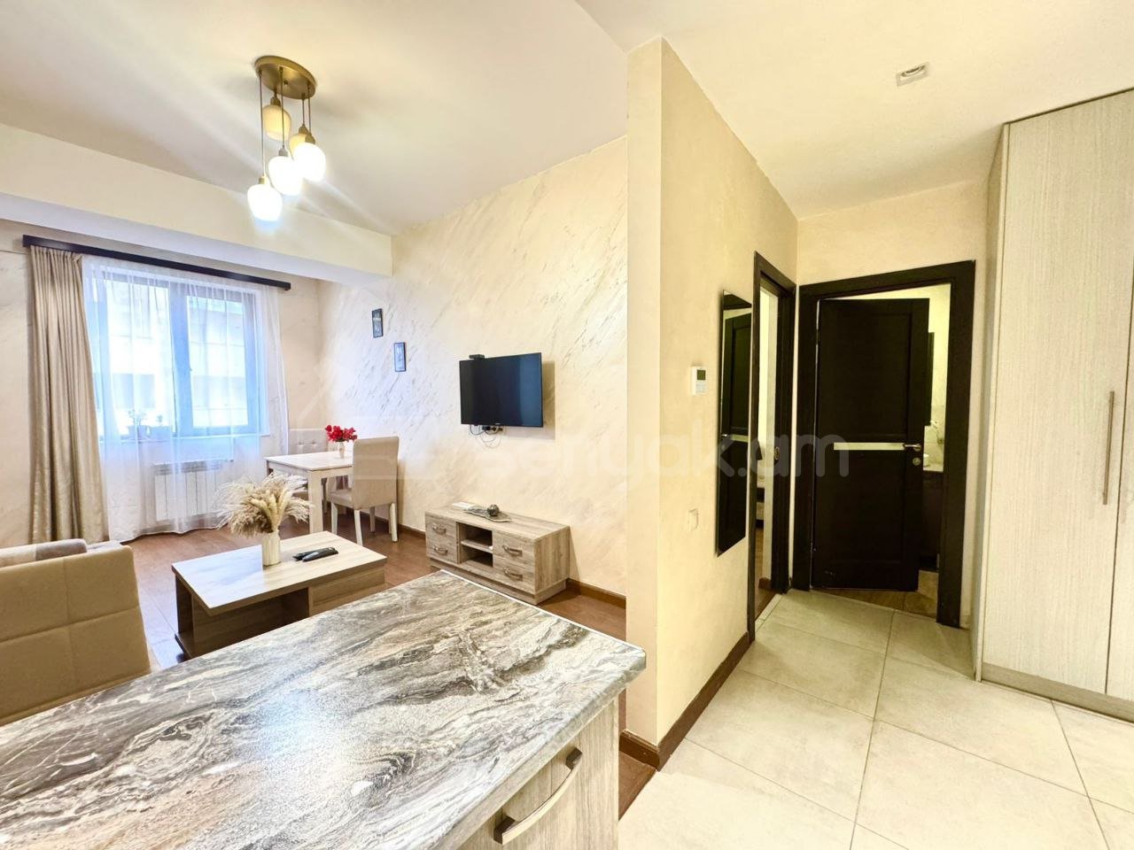 2 Սենյականոց Բնակարան Նորակառույցում, 50քմ, 6/15 հարկ, Դիզայներական Վերանորոգված