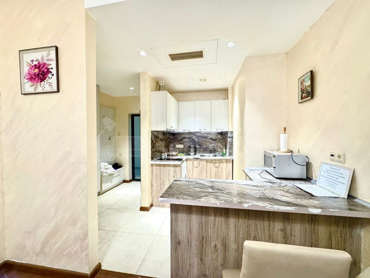 2 Սենյականոց Բնակարան Նորակառույցում, 50քմ, 6/15 հարկ, Դիզայներական Վերանորոգված