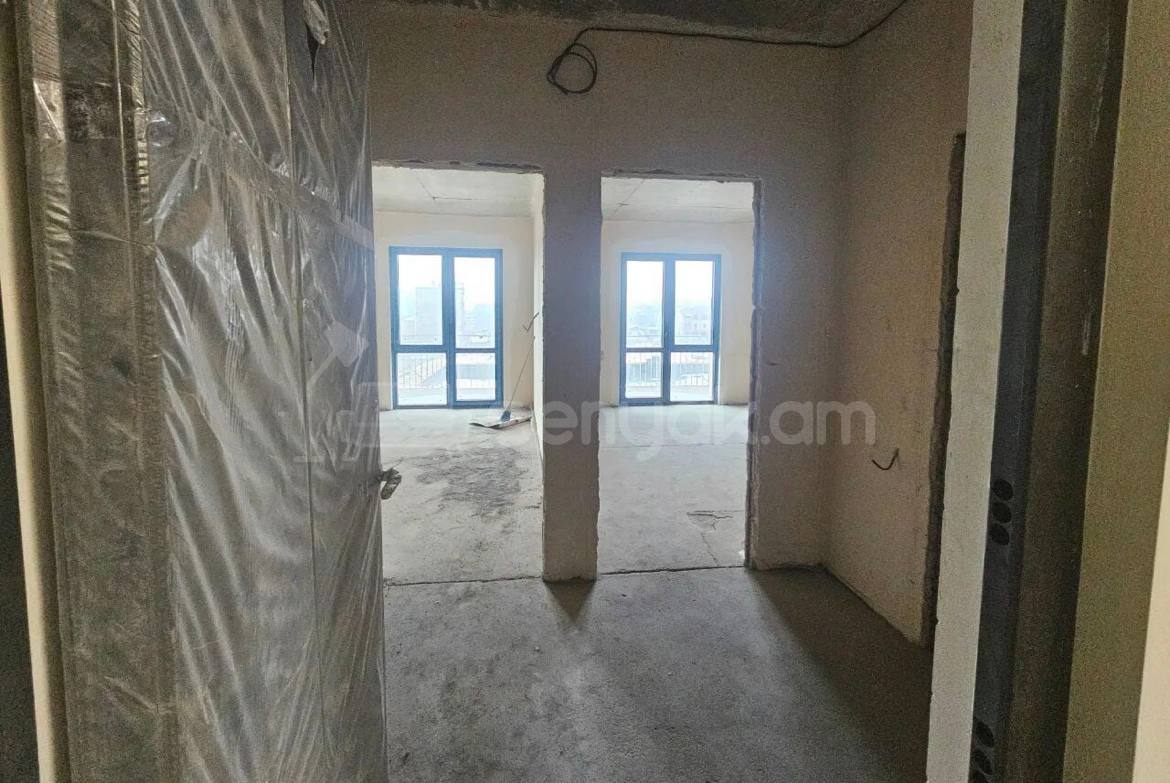 2 Սենյականոց Բնակարան, 50քմ, 3/15 հարկ, Զրոյական Վիճակում