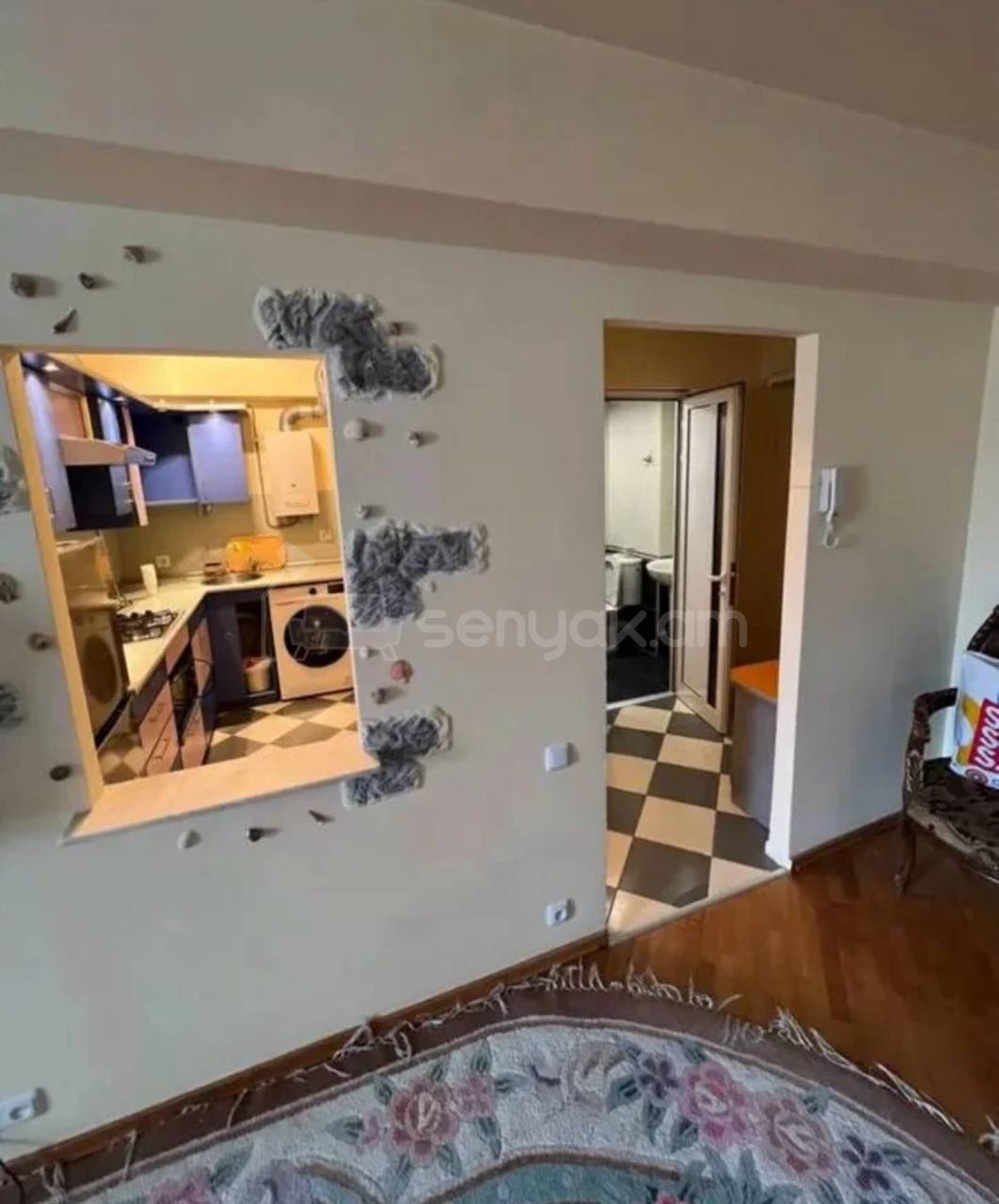 2 Սենյականոց Բնակարան, 44քմ, 8/10 հարկ, Կապիտալ Վերանորոգված, Կահավորված