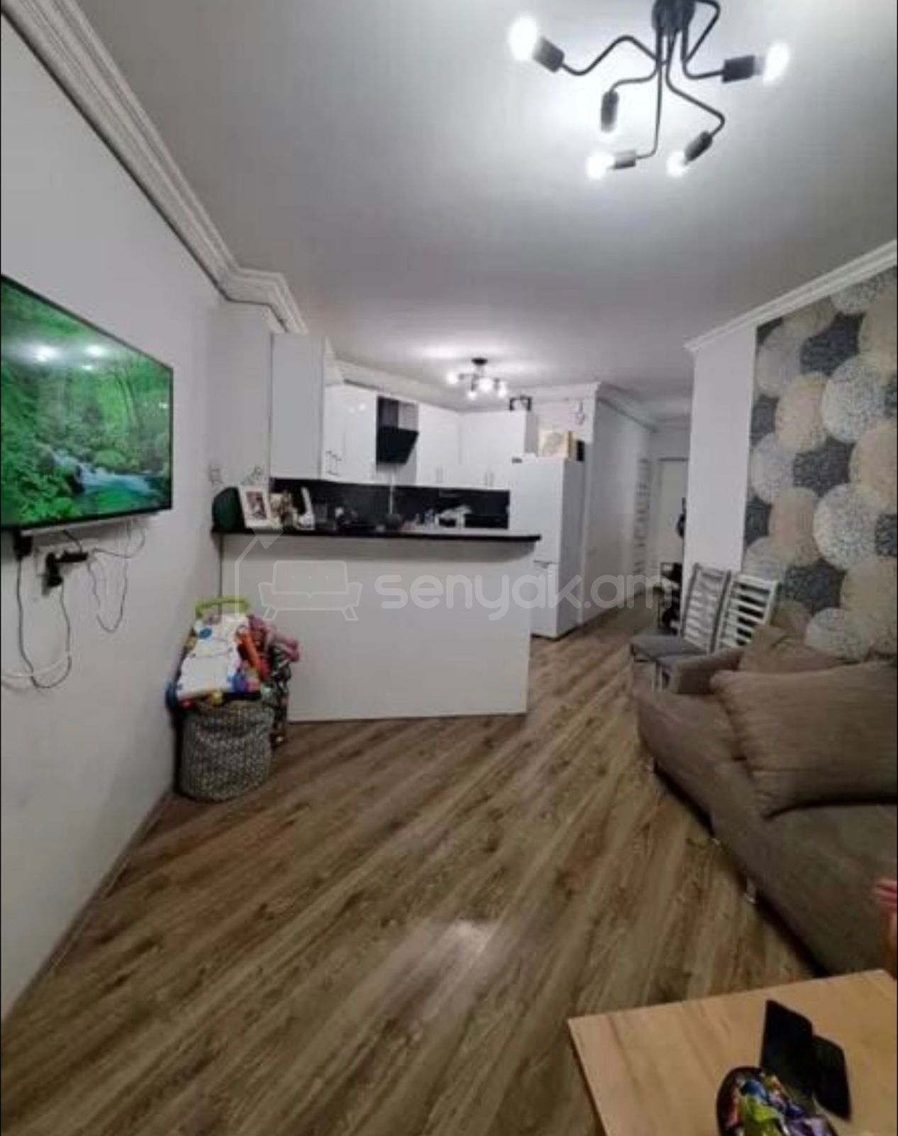 2 Սենյականոց Բնակարան Նորակառույցում, 47քմ, 9/12 հարկ, Կապիտալ Վերանորոգված, Կահավորված, Արևկող