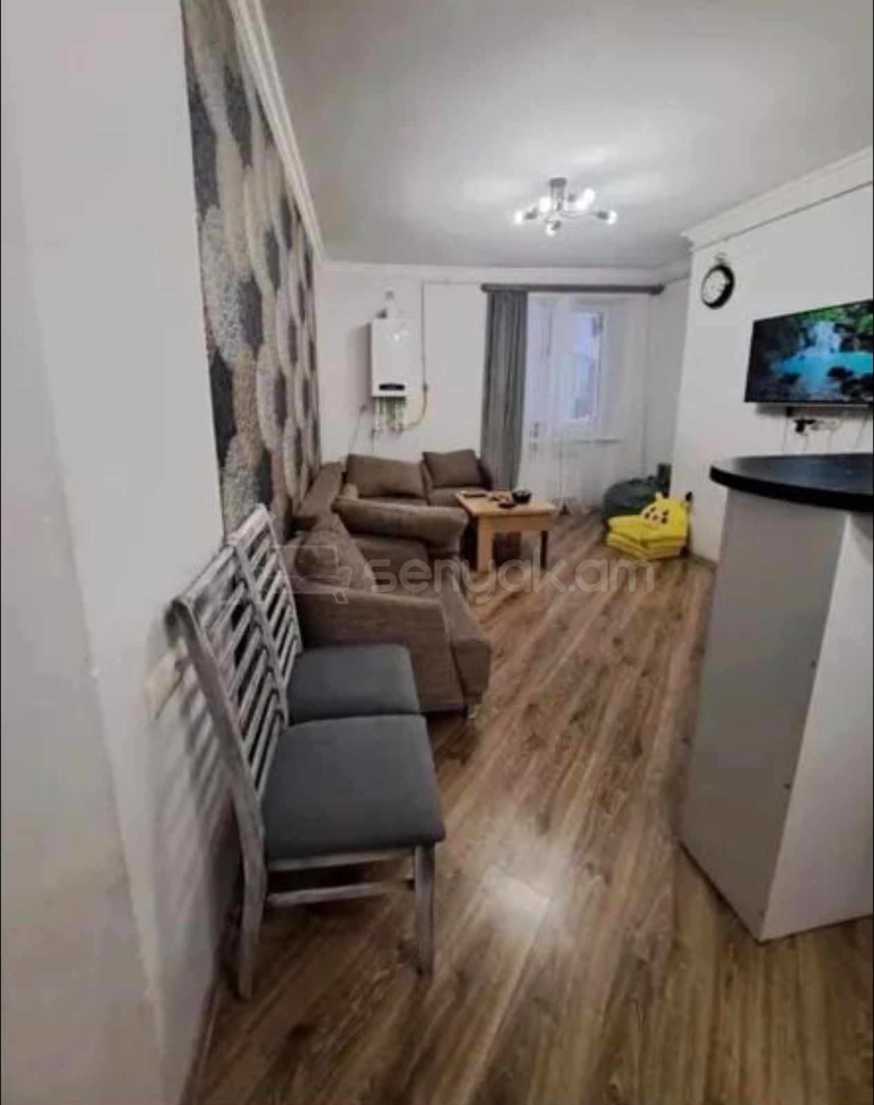 2 Սենյականոց Բնակարան Նորակառույցում, 47քմ, 9/12 հարկ, Կապիտալ Վերանորոգված, Կահավորված, Արևկող