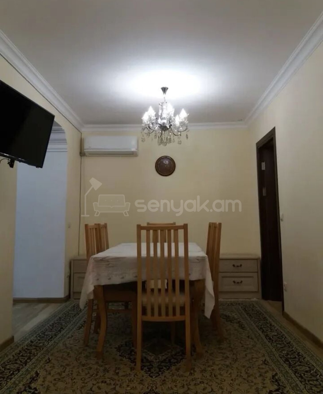 3 Սենյականոց Բնակարան Քարե Շենքում, 70քմ, 1/5 հարկ, Կապիտալ Վերանորոգված, Կահավորված