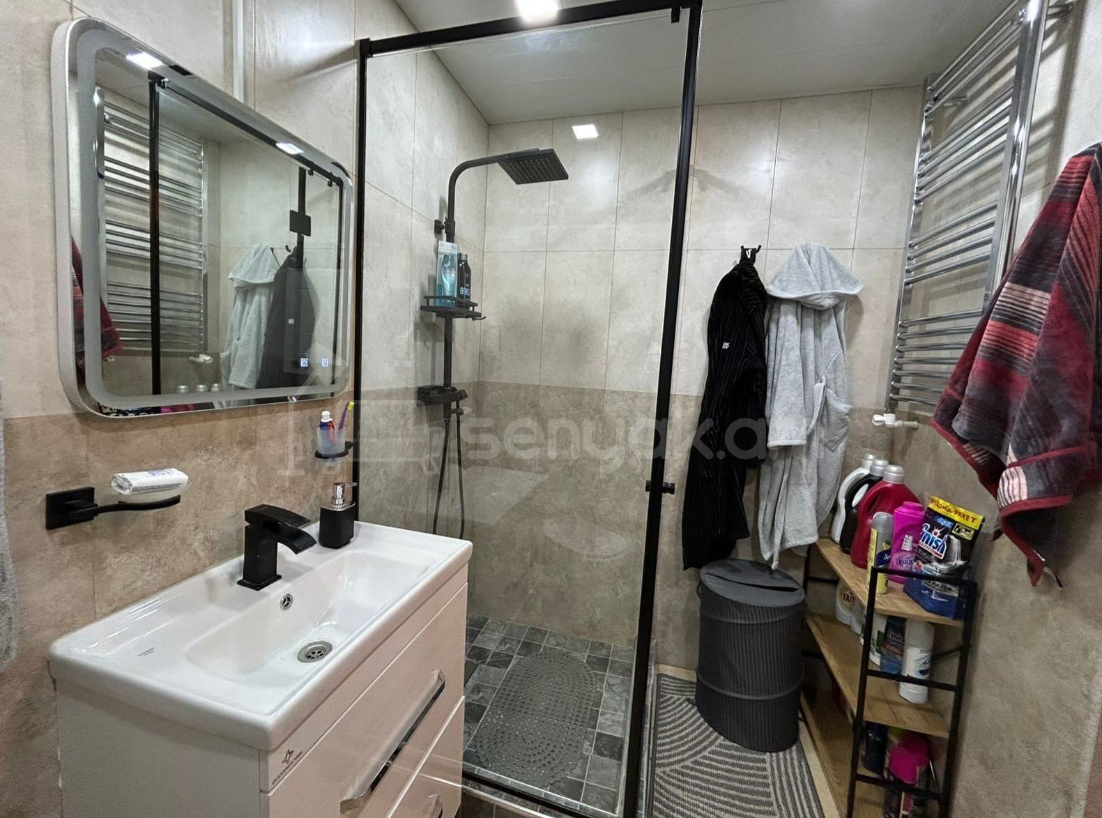 2 Սենյականոց Բնակարան Նորակառույցում, 55քմ, 8/15 հարկ, Դիզայներական Վերանորոգված, Կահավորված