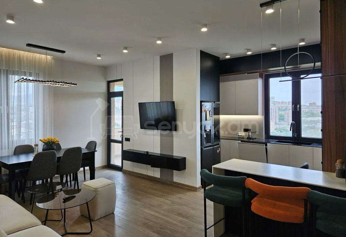 3 Սենյականոց Բնակարան Նորակառույցում, 82քմ, 8/14 հարկ, Դիզայներական Վերանորոգված