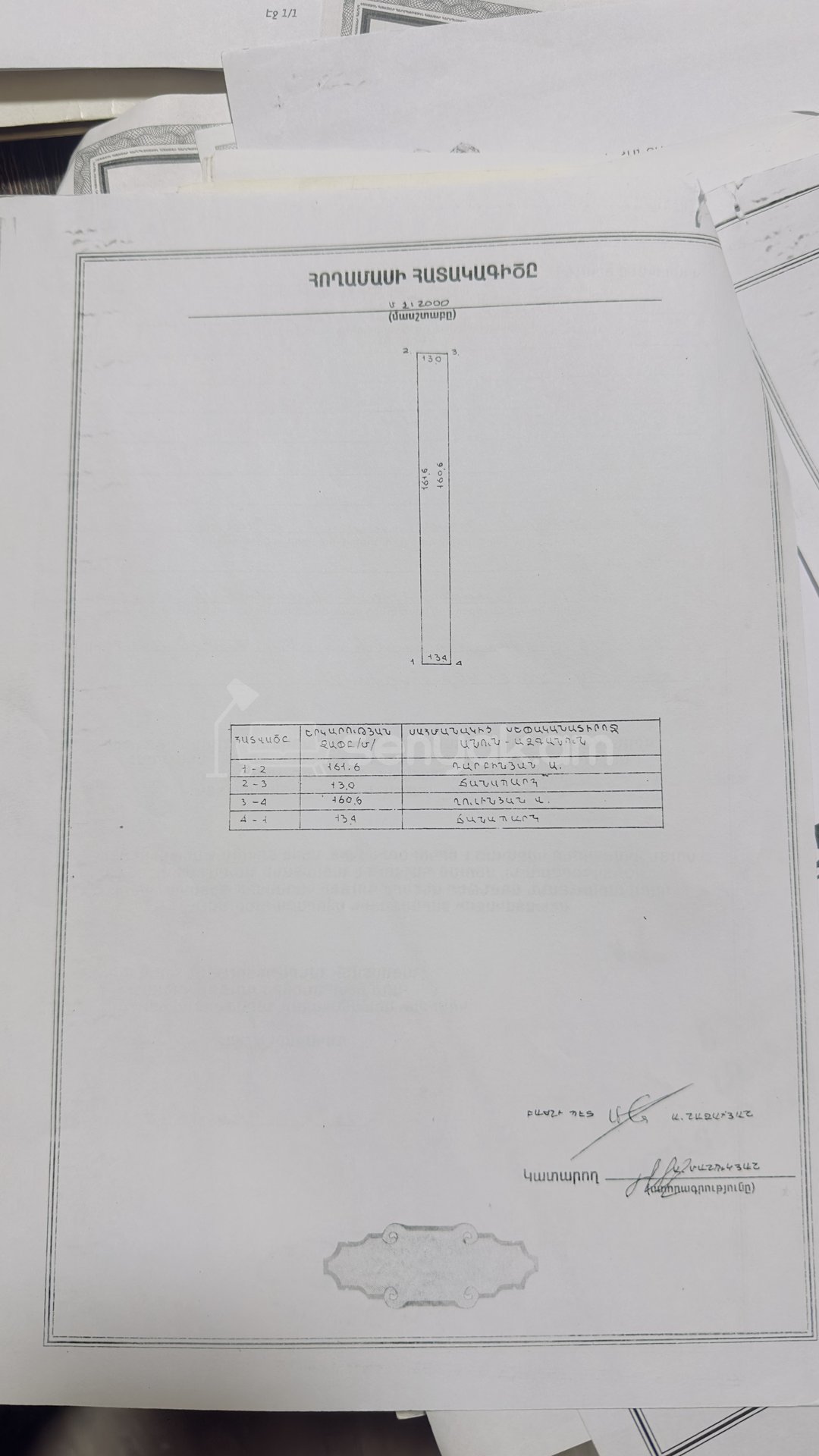 Հողամաս, 2000քմ, Ոռոգման Ջրով