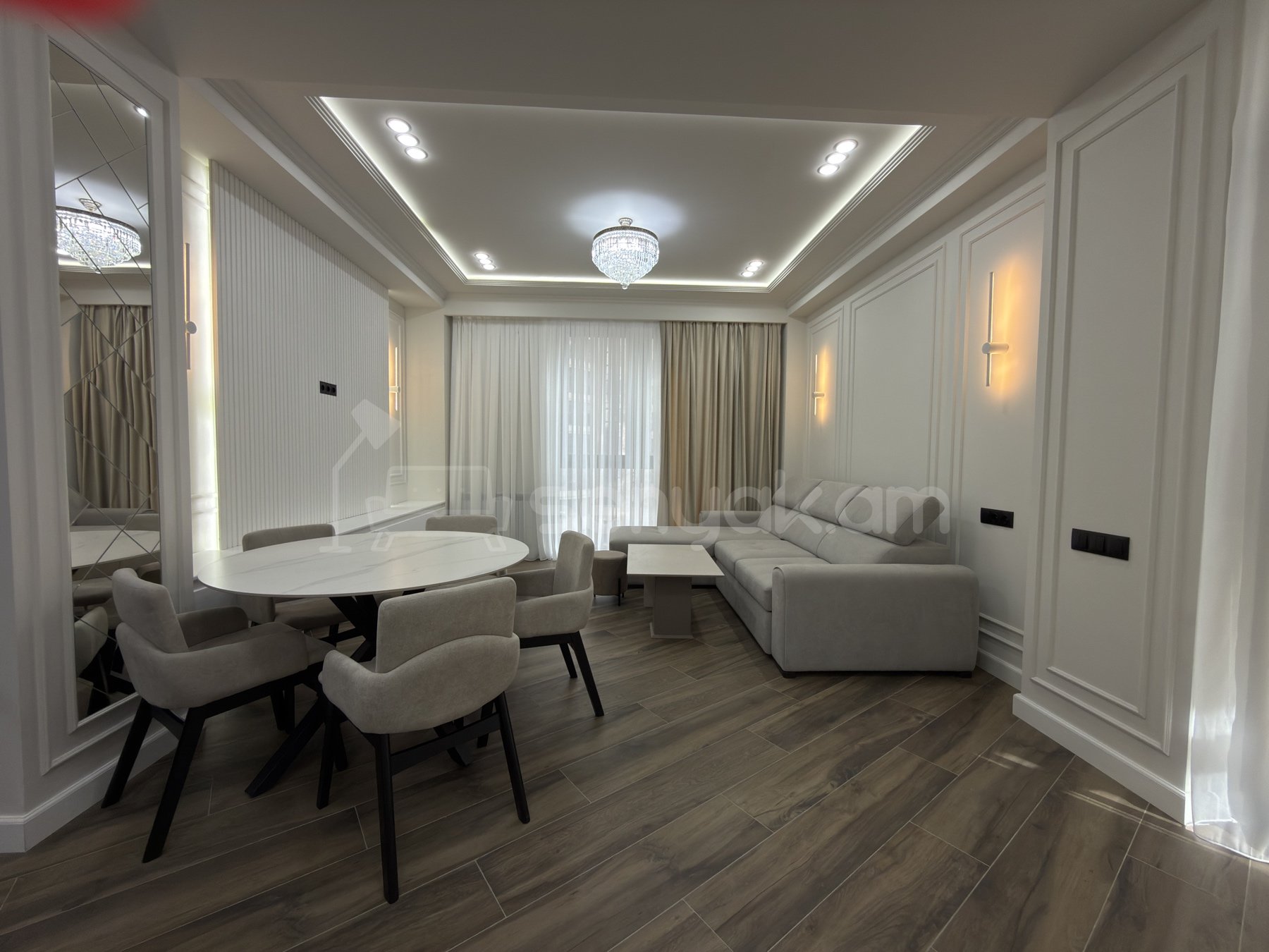 2 Սենյականոց Բնակարան Նորակառույցում, 55քմ, 5/20 հարկ, Դիզայներական Վերանորոգված