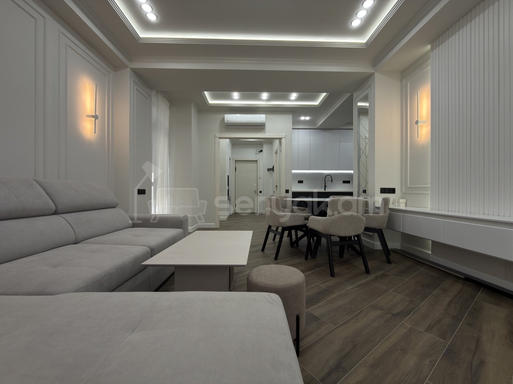 2 Սենյականոց Բնակարան Նորակառույցում, 55քմ, 5/20 հարկ, Դիզայներական Վերանորոգված