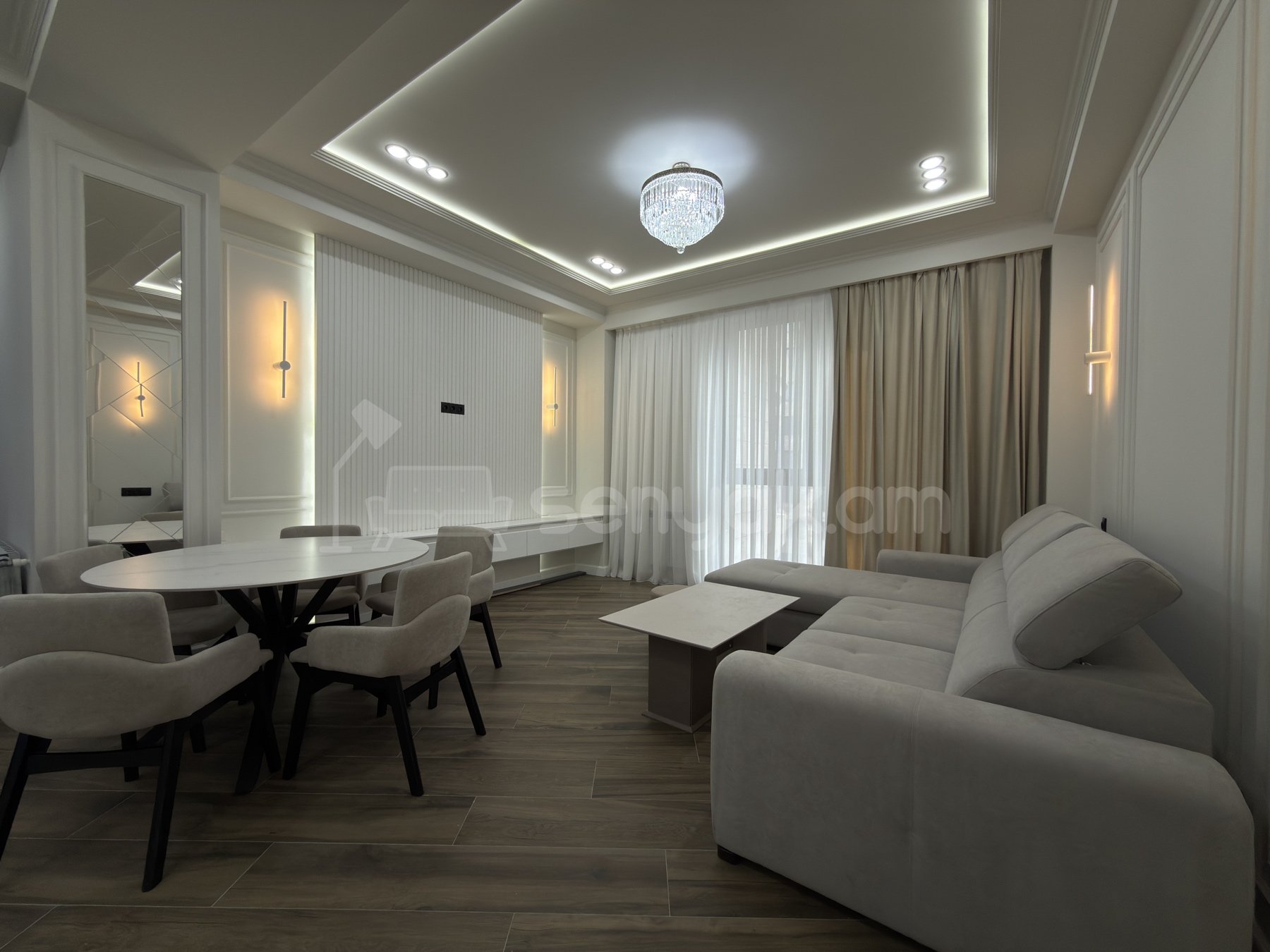 2 Սենյականոց Բնակարան Նորակառույցում, 55քմ, 5/20 հարկ, Դիզայներական Վերանորոգված