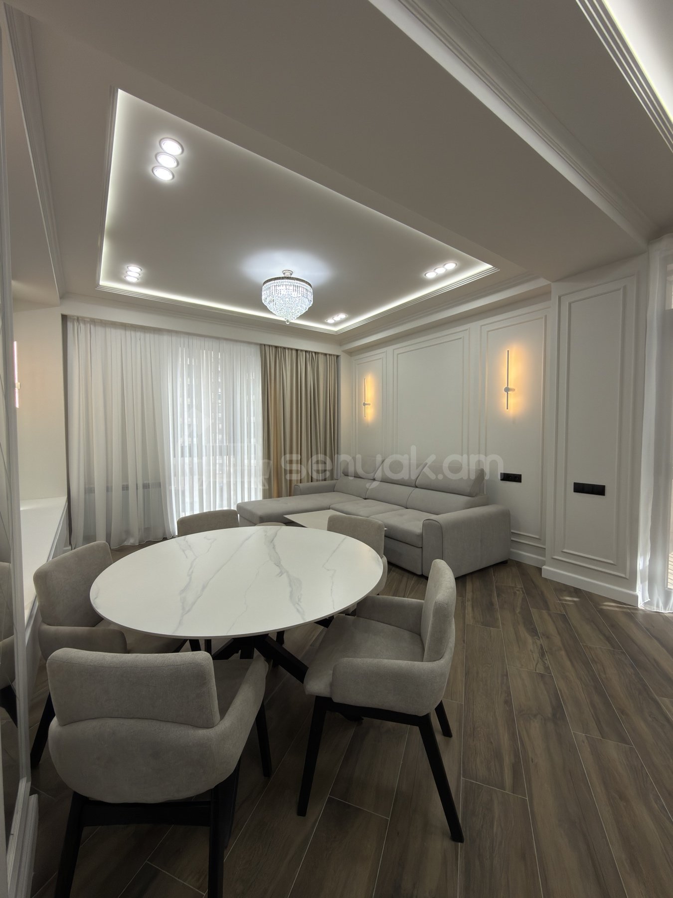 2 Սենյականոց Բնակարան Նորակառույցում, 55քմ, 5/20 հարկ, Դիզայներական Վերանորոգված