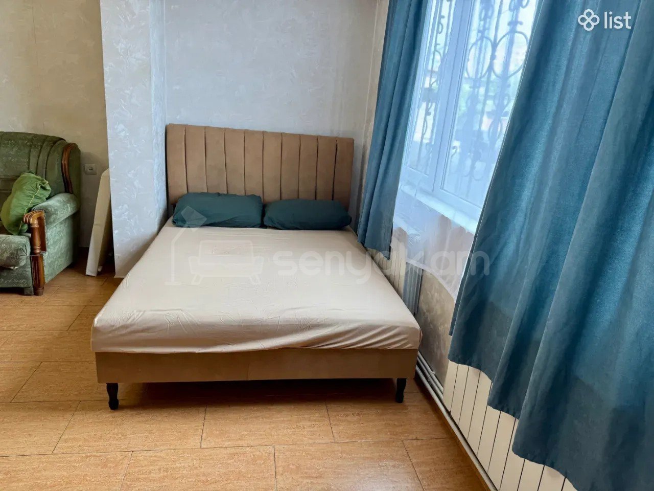 1 Սենյականոց Բնակարան, 58քմ, 1/9 հարկ, Նորմալ Վիճակում, Կահավորված, Արևկող