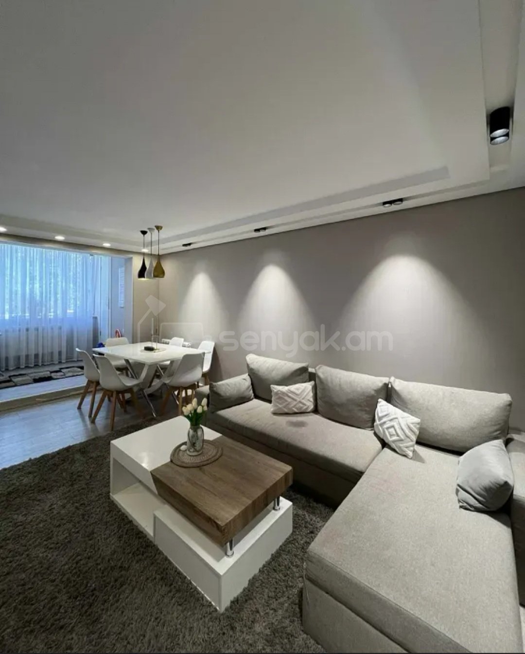 3 Սենյականոց Բնակարան, 74քմ, 3/5 հարկ, Դիզայներական Վերանորոգված