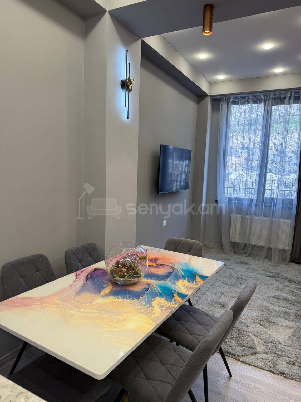 2 Սենյականոց Բնակարան Նորակառույցում, 65քմ, 1/13 հարկ, Դիզայներական Վերանորոգված, Կահավորված