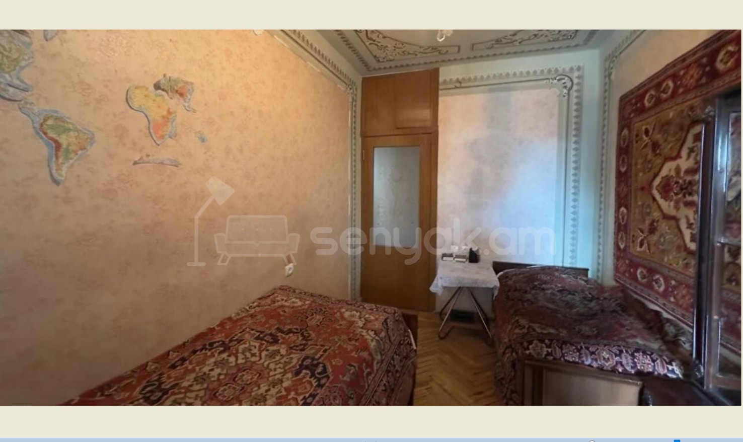 3 Սենյականոց Բնակարան Քարե Շենքում, 100քմ, 2/5 հարկ, Կոսմետիկ Վերանորոգված