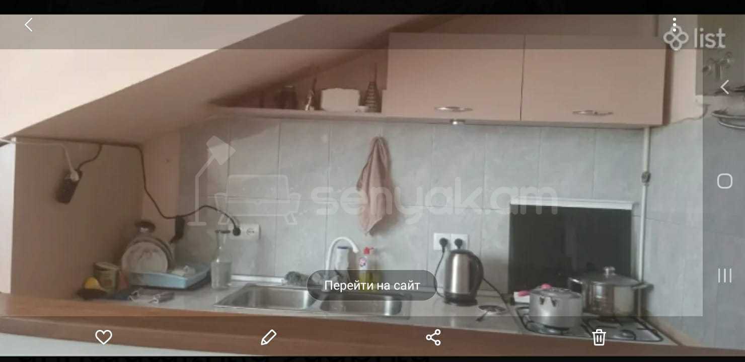 2 Սենյականոց Բնակարան Քարե Շենքում, 65քմ, 4/4 հարկ, Նորմալ Վիճակում, Կահավորված