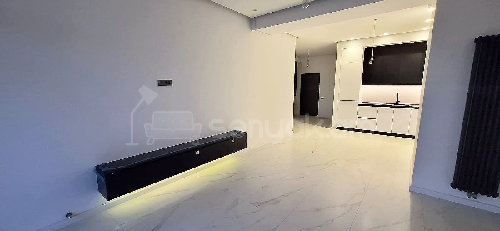 2 Սենյականոց Բնակարան Նորակառույցում, 72քմ, 16/19 հարկ, Կապիտալ Վերանորոգված