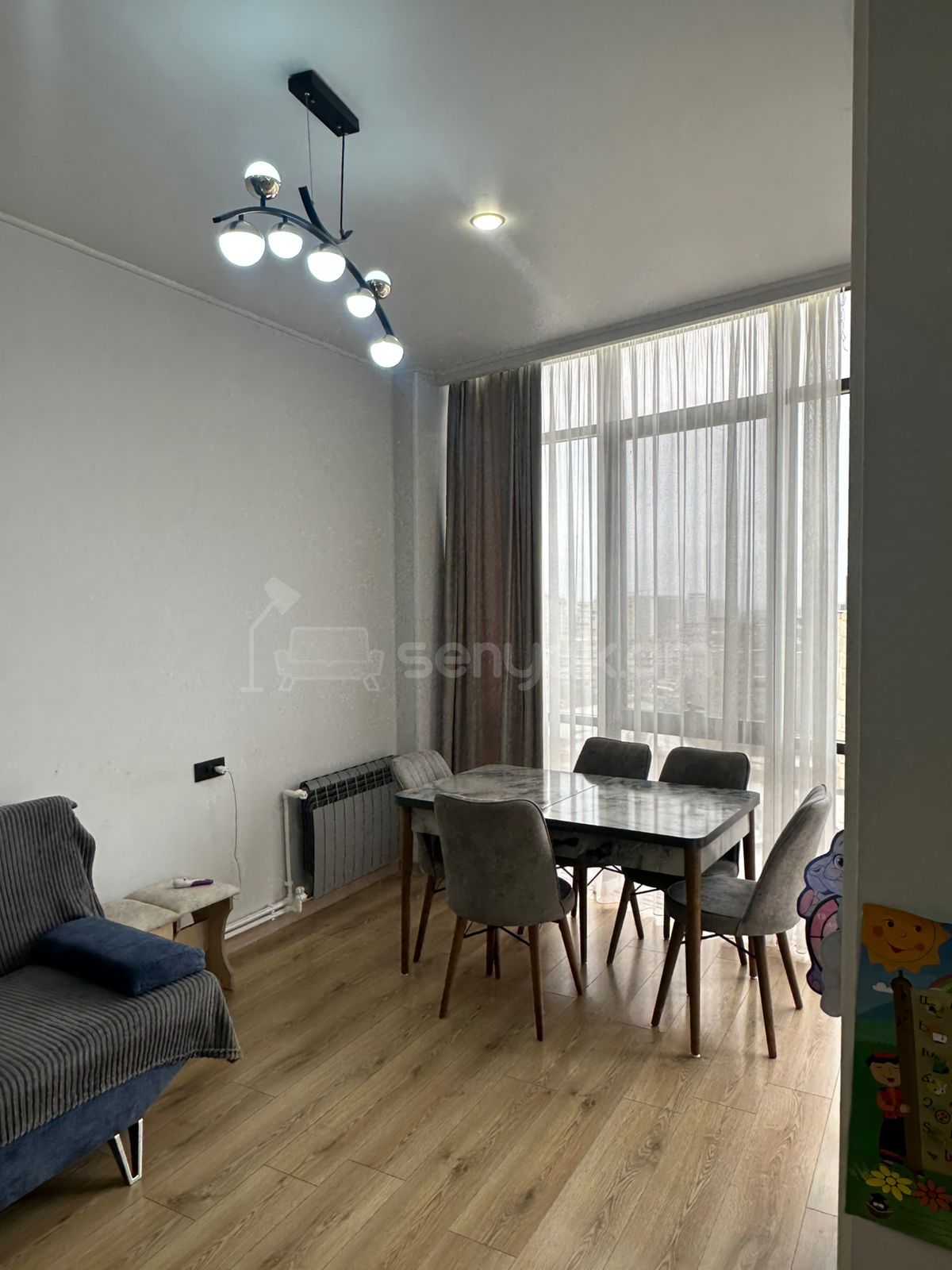 3 Սենյականոց Բնակարան Նորակառույցում, 130քմ, 13/14 հարկ, Կապիտալ Վերանորոգված