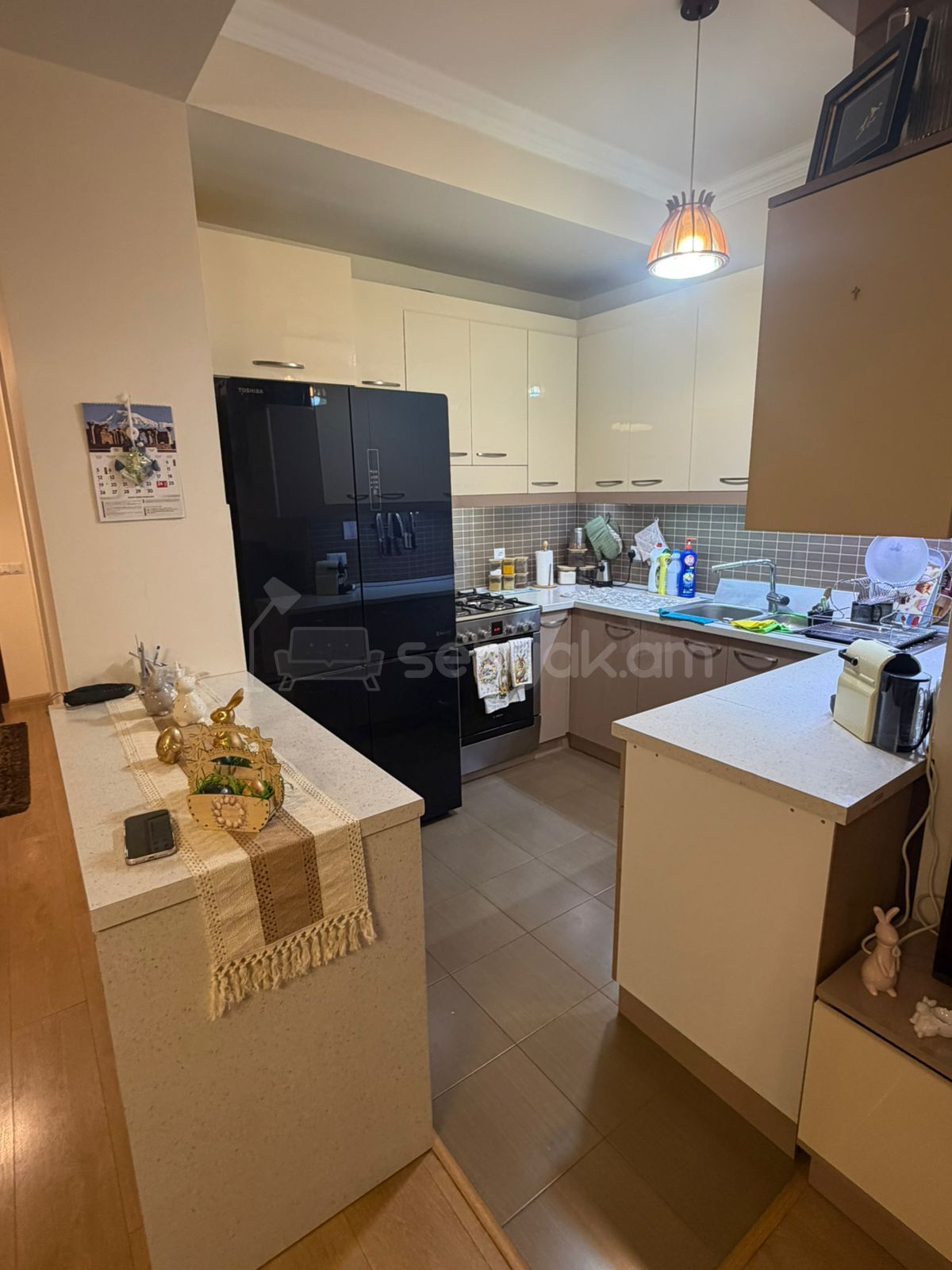 3 Սենյականոց Բնակարան, 92քմ, 1/6 հարկ, Կապիտալ Վերանորոգված