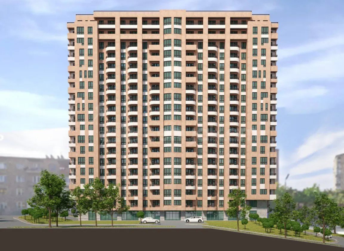 2 Սենյականոց Բնակարան Նորակառույցում, 58քմ, 4/19 հարկ, Զրոյական Վիճակում