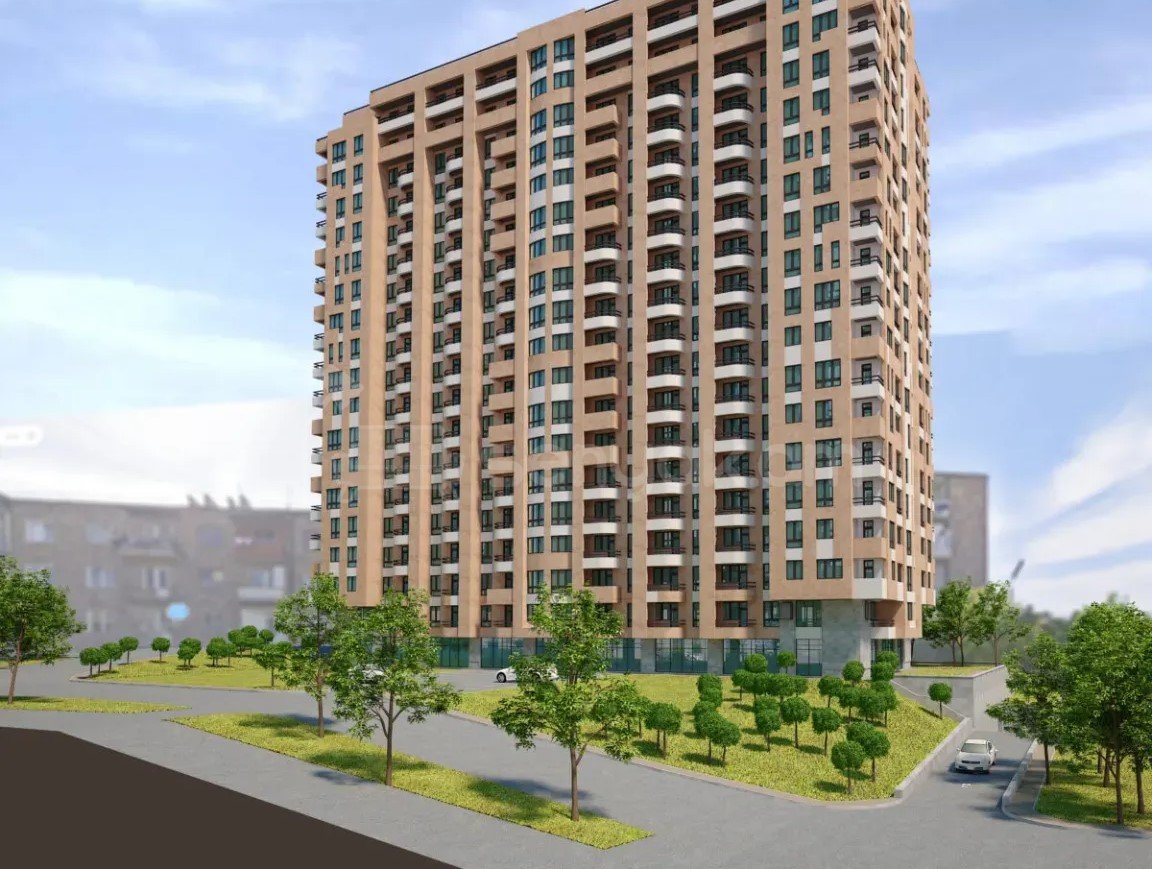 2 Սենյականոց Բնակարան Նորակառույցում, 58քմ, 4/19 հարկ, Զրոյական Վիճակում