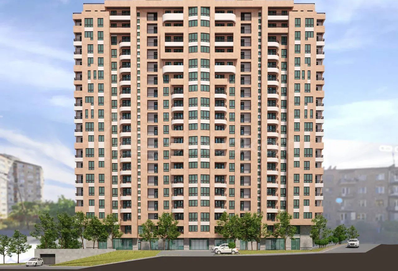 2 Սենյականոց Բնակարան Նորակառույցում, 58քմ, 4/19 հարկ, Զրոյական Վիճակում