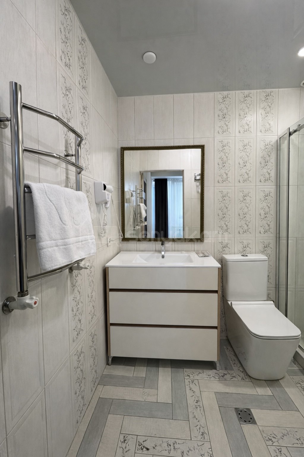 3 Սենյականոց Բնակարան Նորակառույցում, 30քմ, 3/3 հարկ, Դիզայներական Վերանորոգված