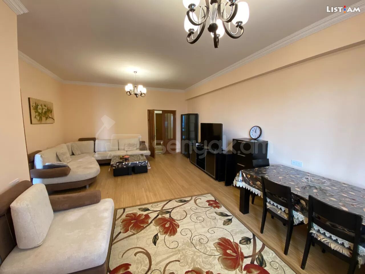 4 Սենյականոց Բնակարան Նորակառույցում, 151քմ, 13/14 հարկ, Կապիտալ Վերանորոգված