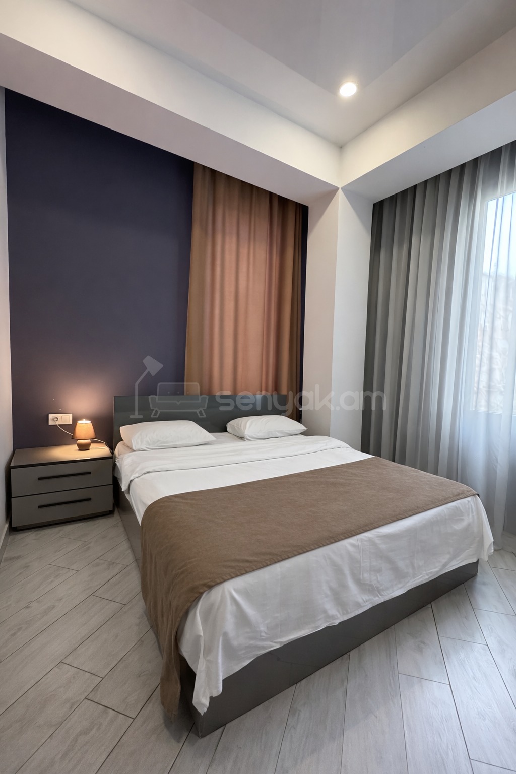 3 Սենյականոց Բնակարան Նորակառույցում, 30քմ, 3/3 հարկ, Դիզայներական Վերանորոգված