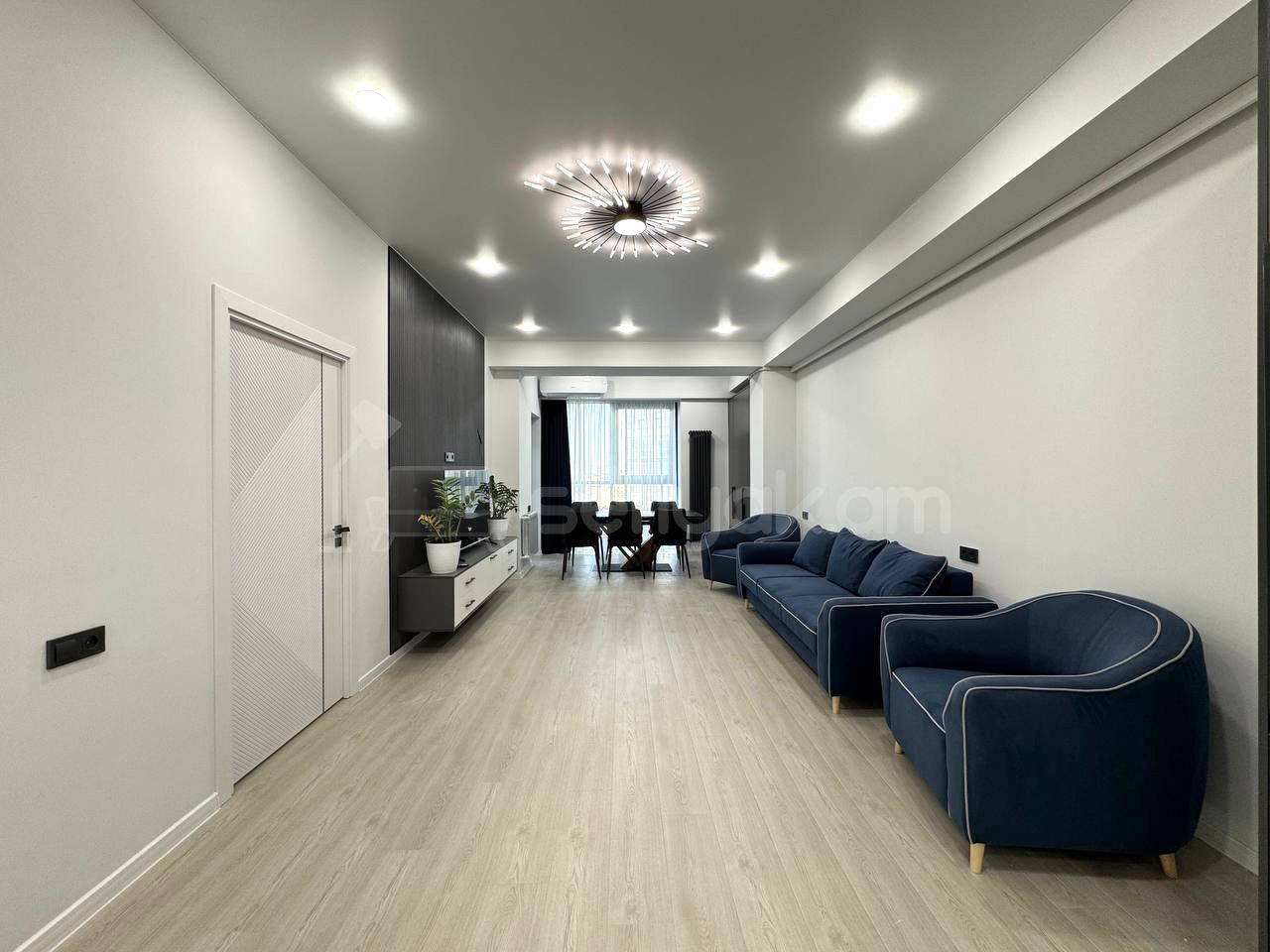 3 Սենյականոց Բնակարան Նորակառույցում, 74քմ, 17/18 հարկ, Զրոյական Վիճակում