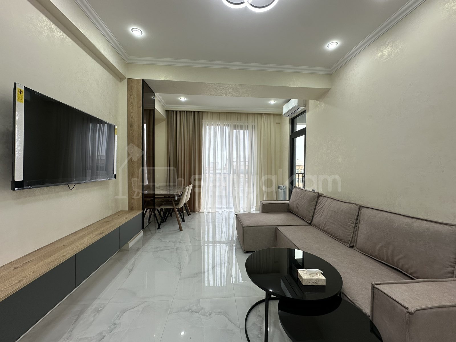 2 Սենյականոց Բնակարան Նորակառույց Քարե Շենքում, 52քմ, 5/16 հարկ, Դիզայներական Վերանորոգված