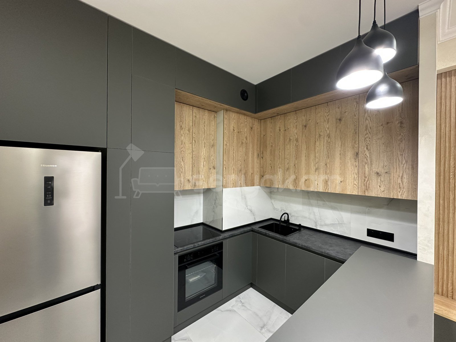 2 Սենյականոց Բնակարան Նորակառույց Քարե Շենքում, 52քմ, 5/16 հարկ, Դիզայներական Վերանորոգված