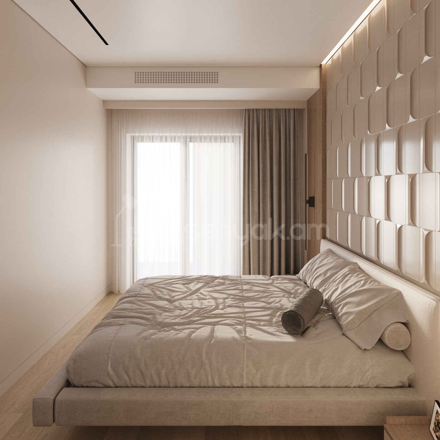 2 Սենյականոց Բնակարան Նորակառույցում, 95քմ, 5/18 հարկ, Զրոյական Վիճակում