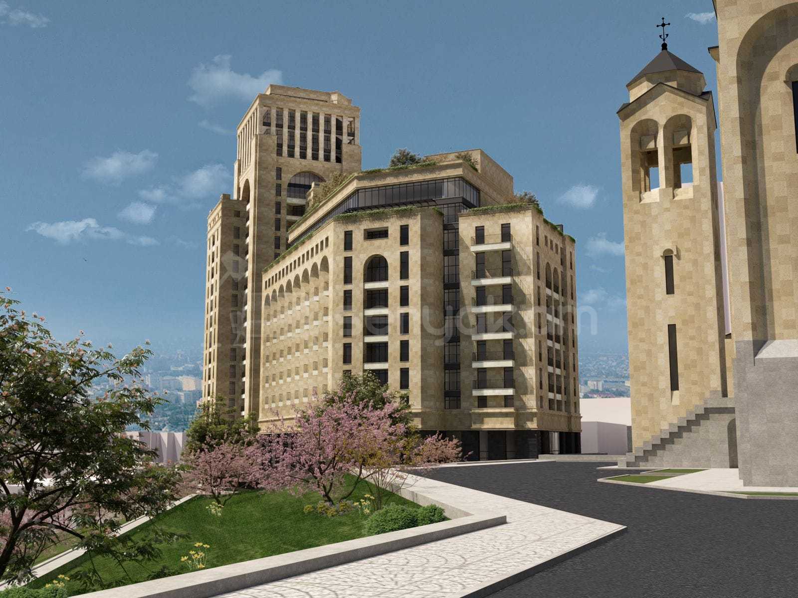 2 Սենյականոց Բնակարան Նորակառույցում, 55քմ, 5/19 հարկ, Զրոյական Վիճակում