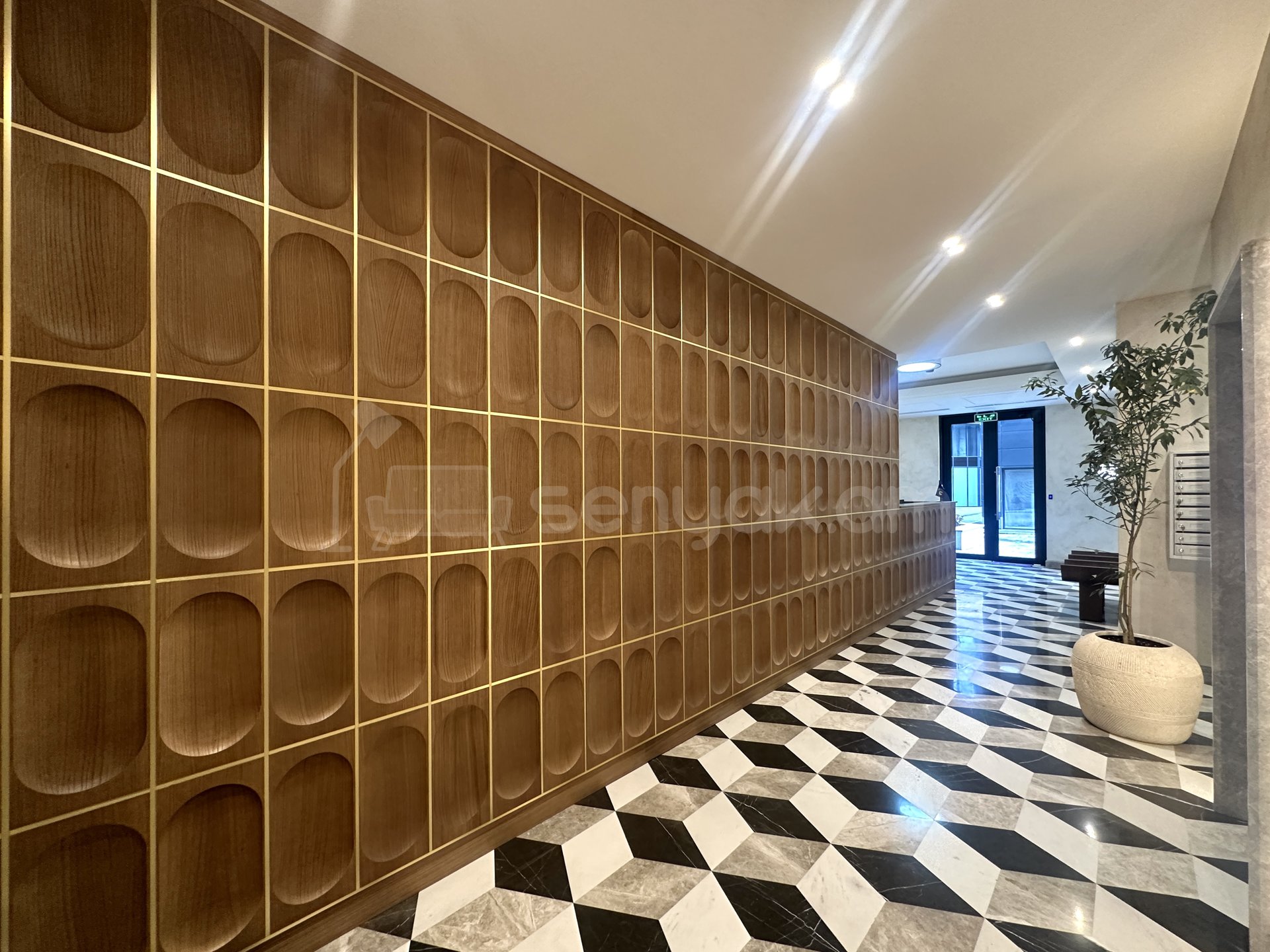 2 Սենյականոց Բնակարան Նորակառույցում, 55քմ, 5/19 հարկ, Զրոյական Վիճակում