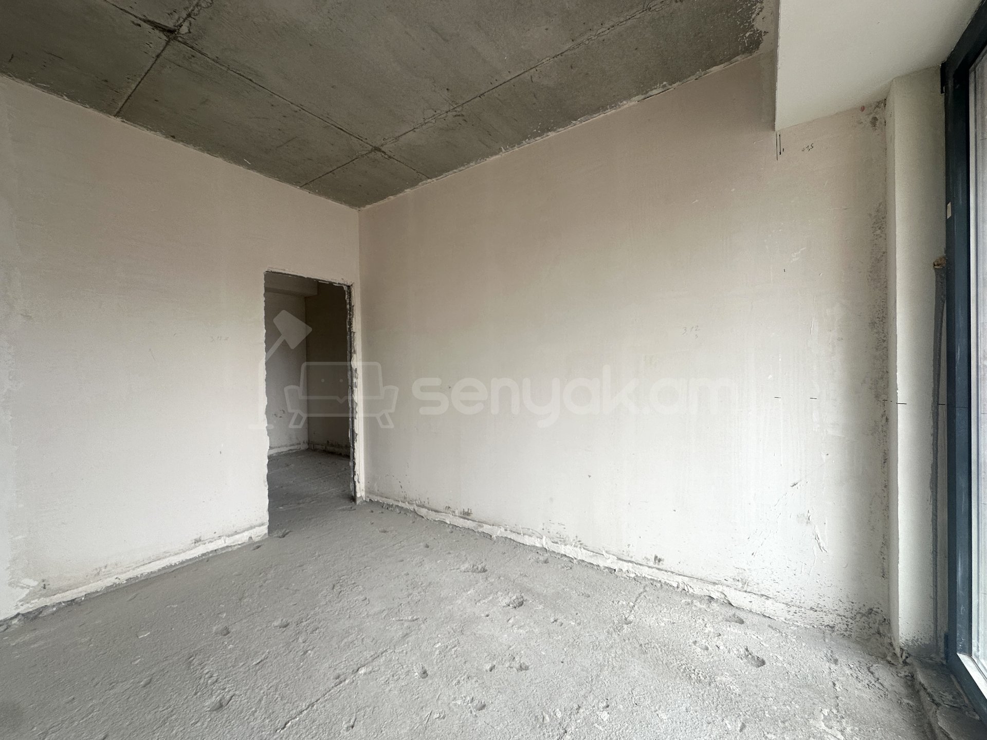 2 Սենյականոց Բնակարան Նորակառույցում, 55քմ, 5/19 հարկ, Զրոյական Վիճակում