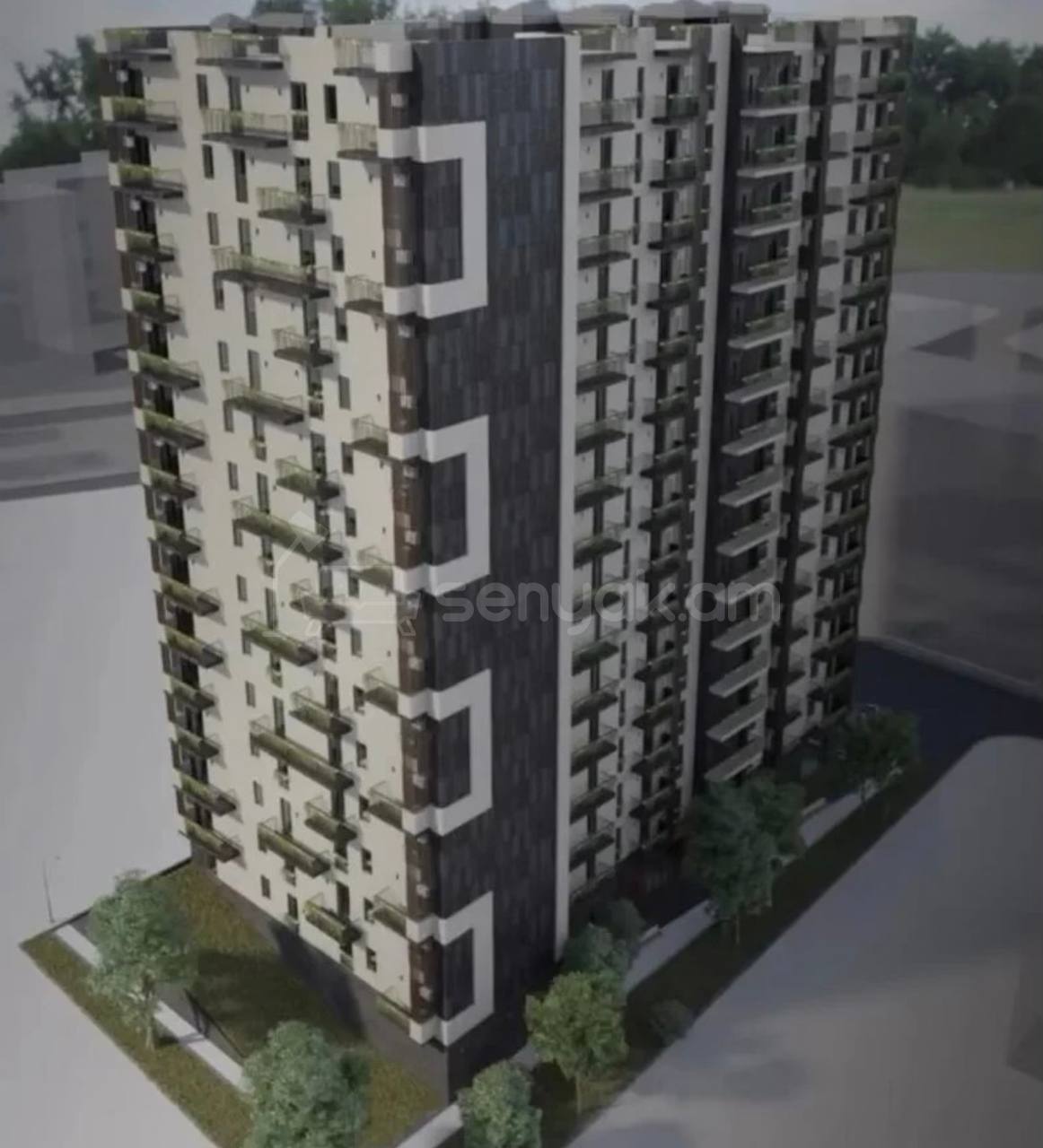 4 Սենյականոց Բնակարան, 117քմ, 7/16 հարկ, Զրոյական Վիճակում